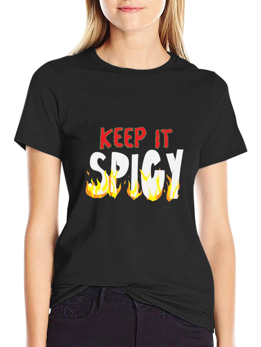 Keep It Spicy Black T-Shirt