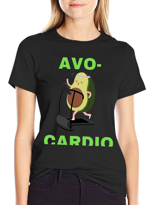 Avo-Cardio Black Graphic T-Shirt