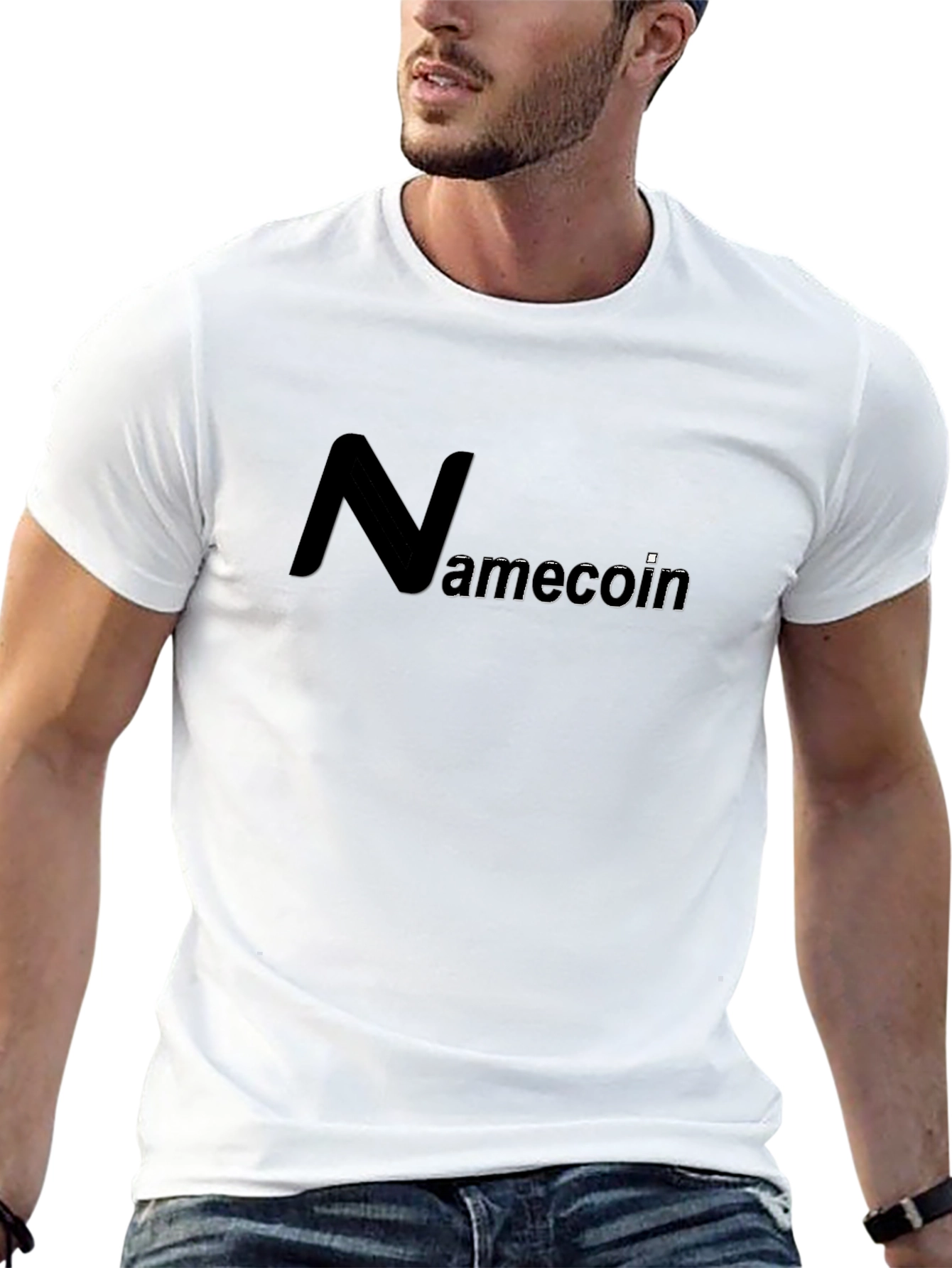 Namecoin Crypto Black T-Shirt - Modern Tee