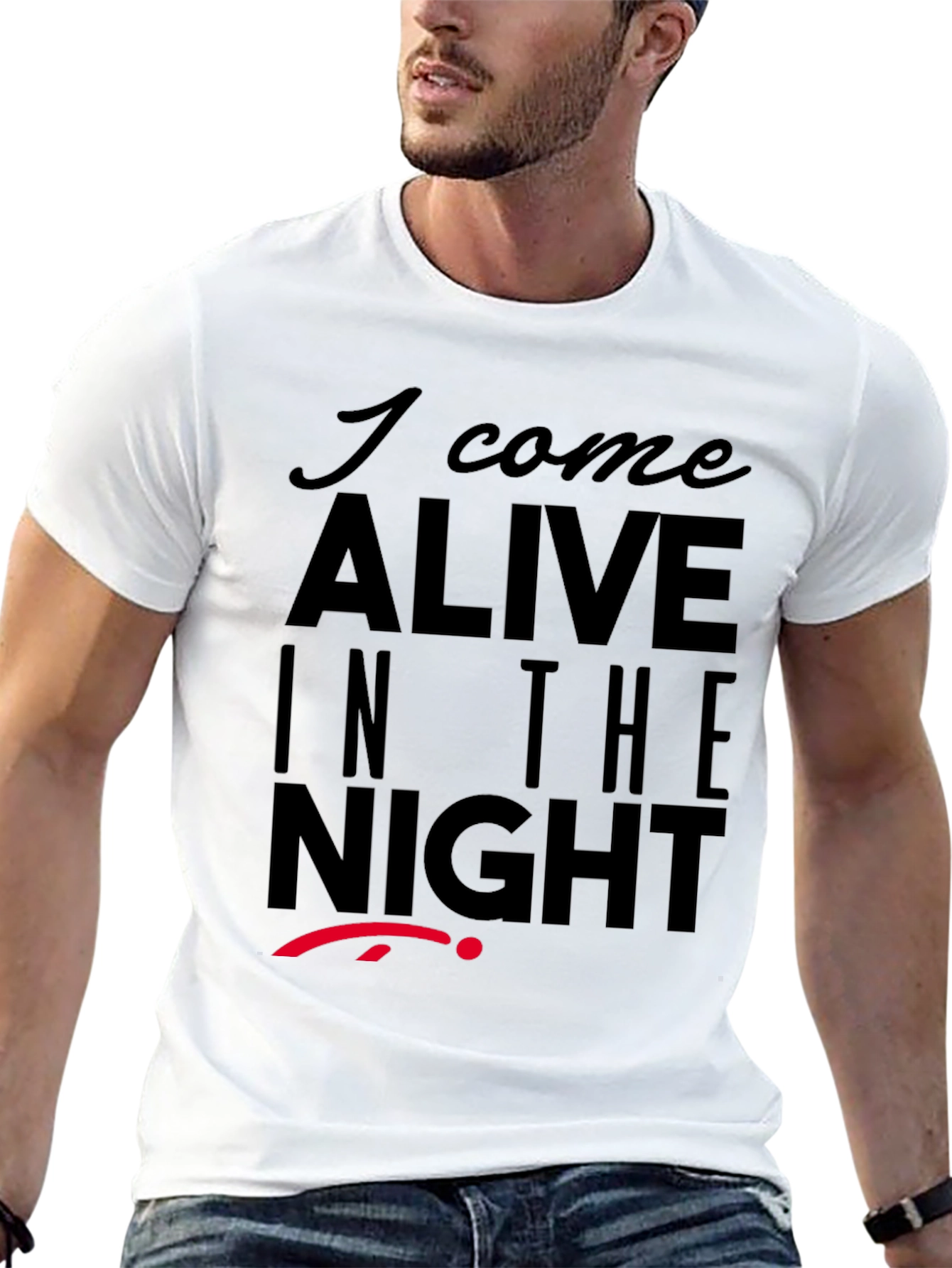 I Come Alive in the Night Graphic T-Shirt