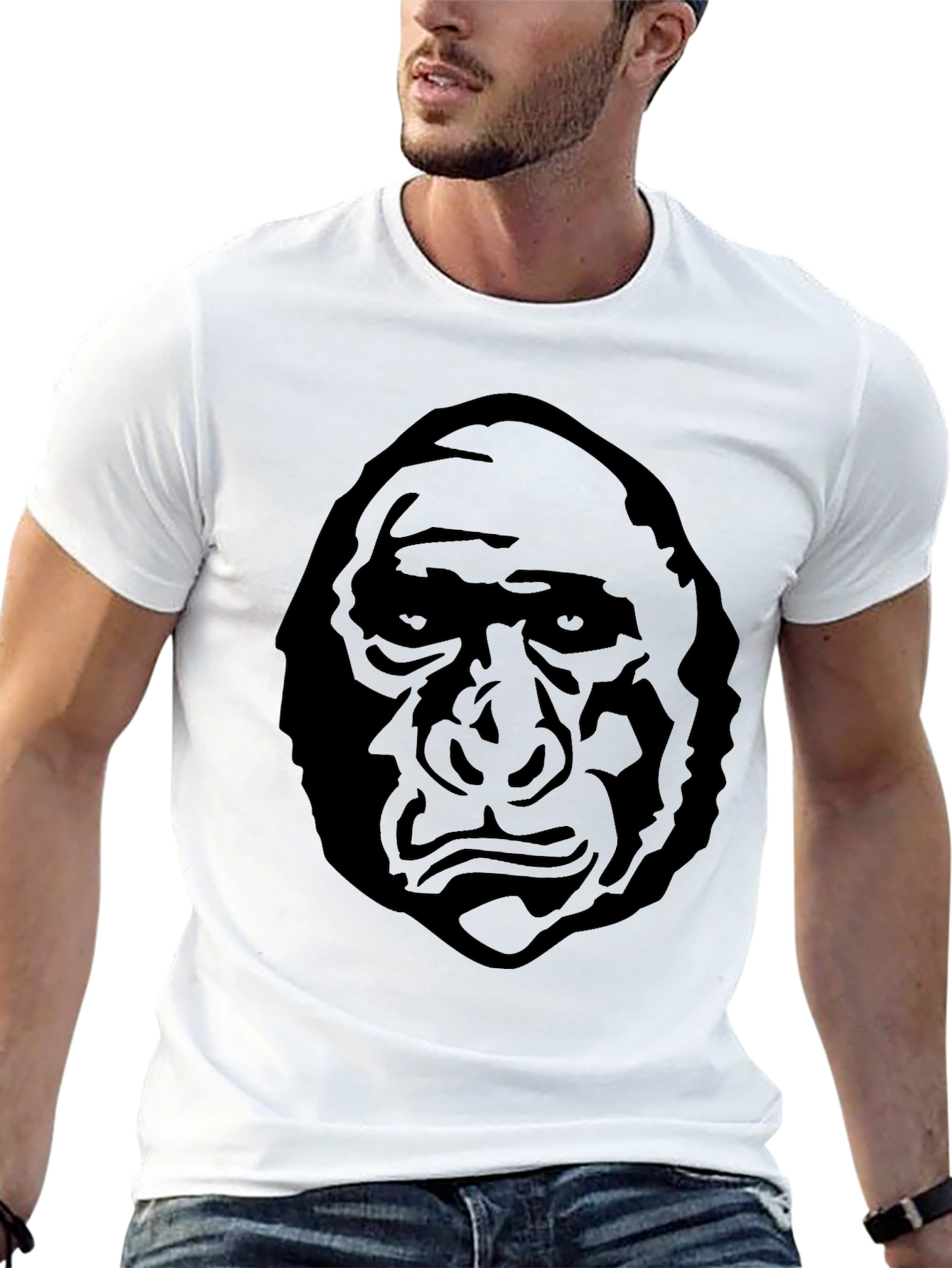 Primal Face Graphic Tee - Mens Black T-Shirt