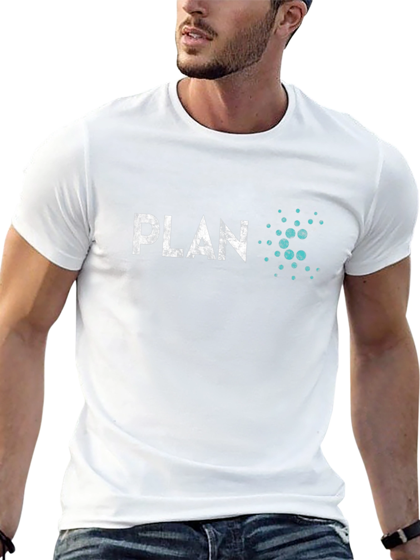 Plan T-Shirt - Black Crew Neck Tee