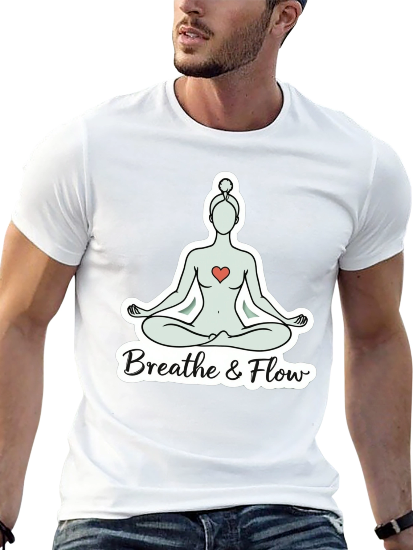Meditative Flow T-Shirt - Breathe & Flow