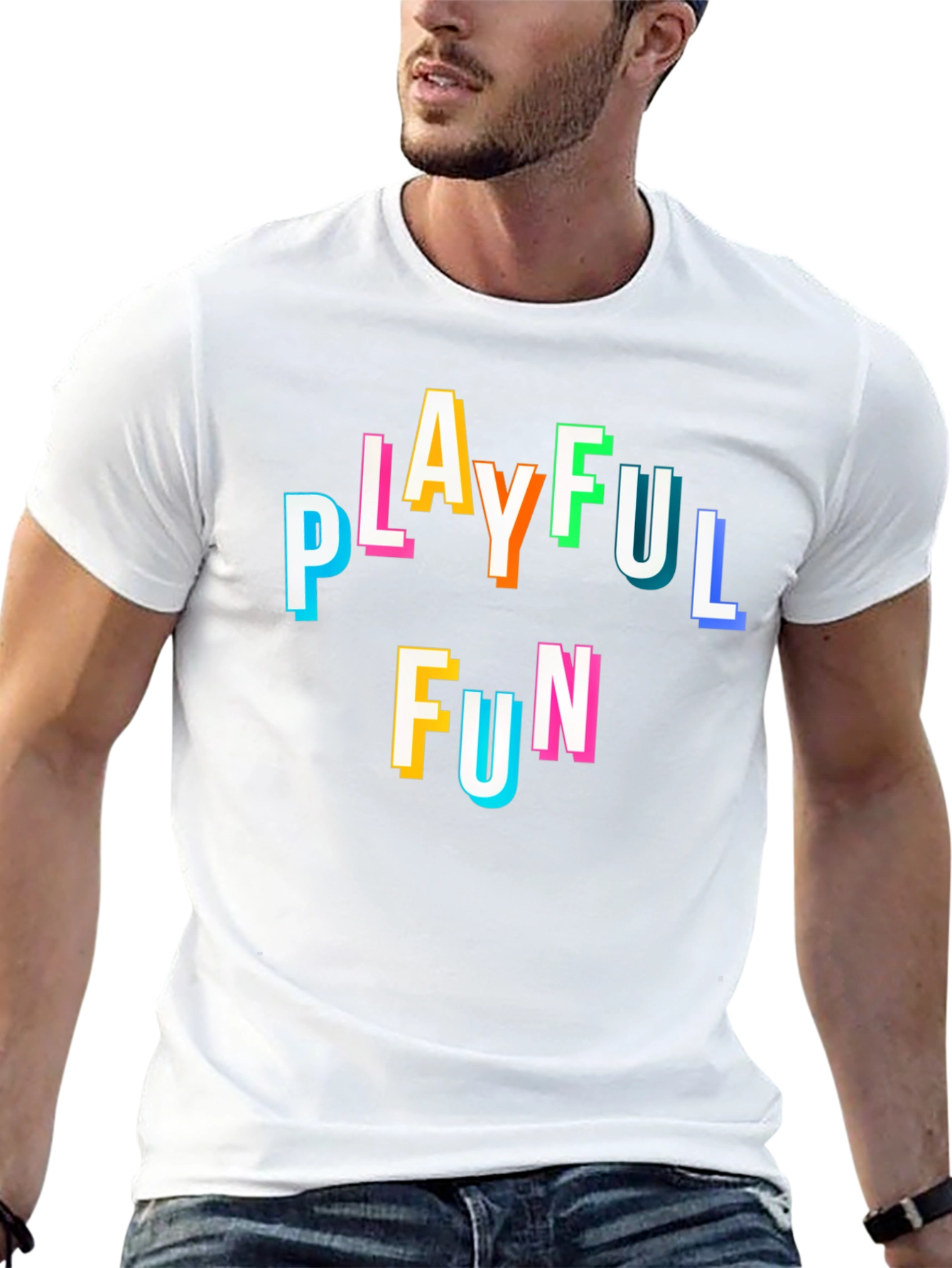 Playful Fun Graphic T-Shirt