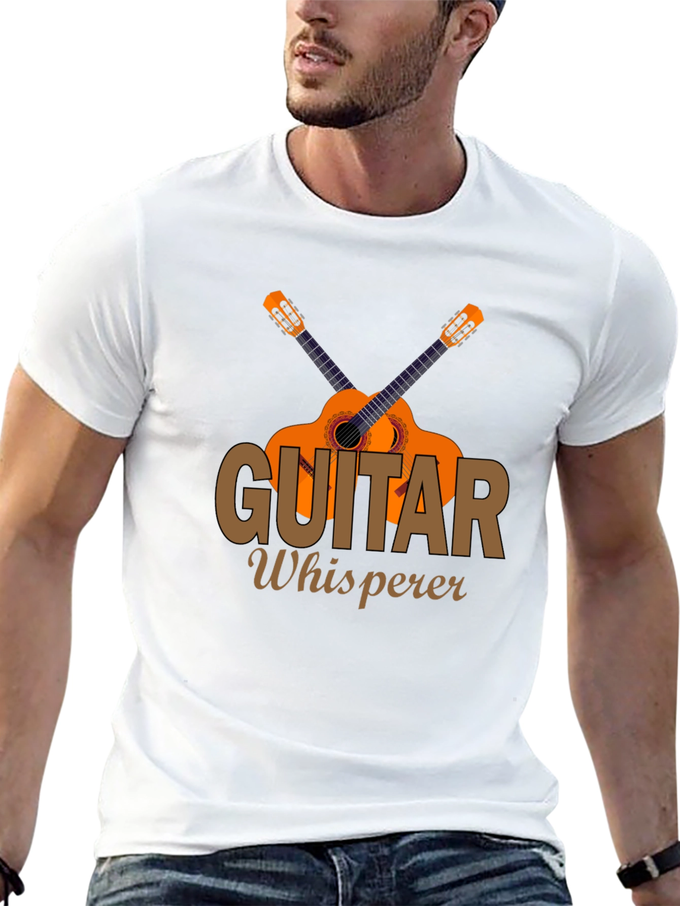 Guitar Whisperer Graphic T-Shirt Music Lover Tee