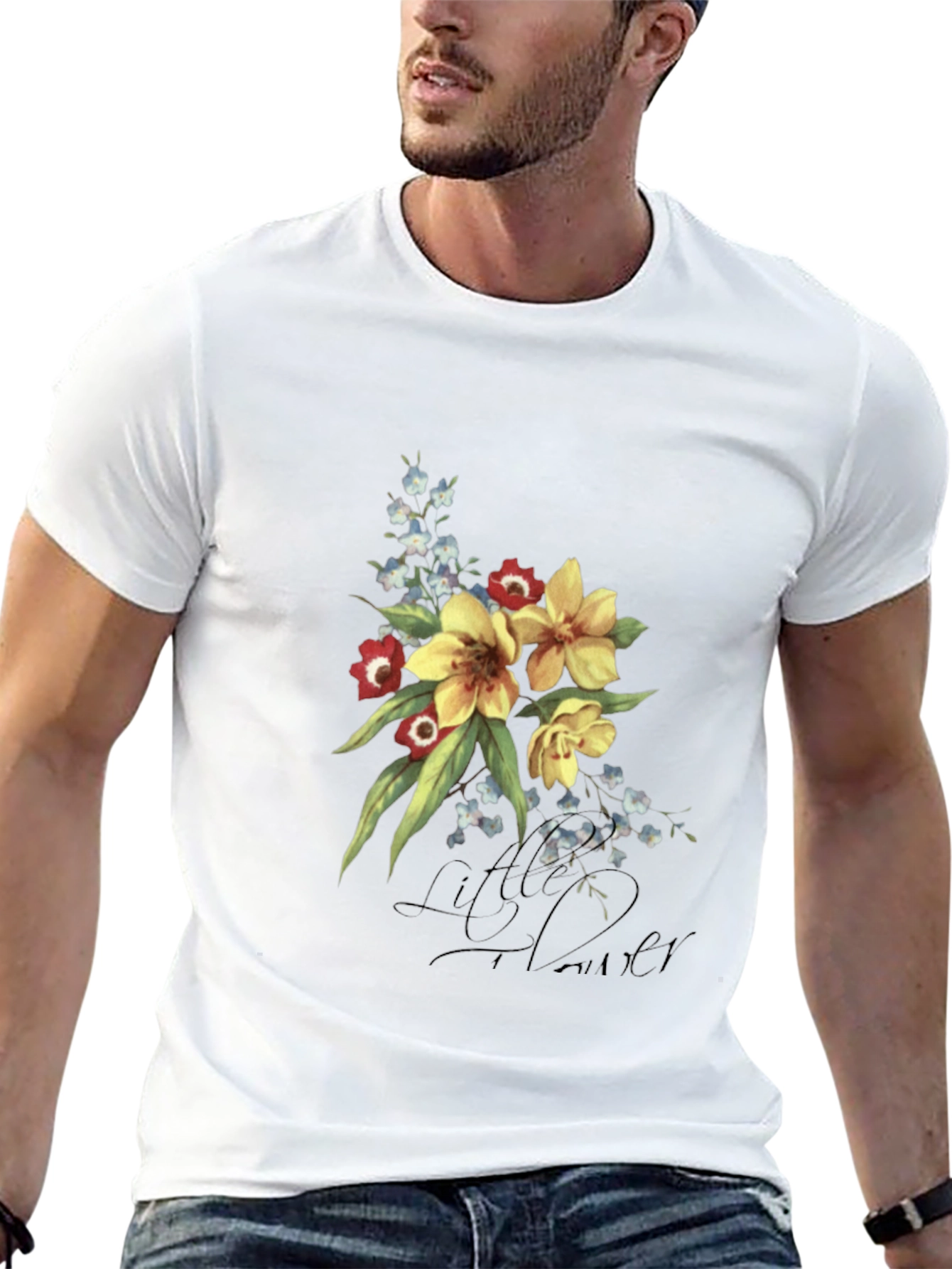 Floral Bouquet Graphic T-Shirt