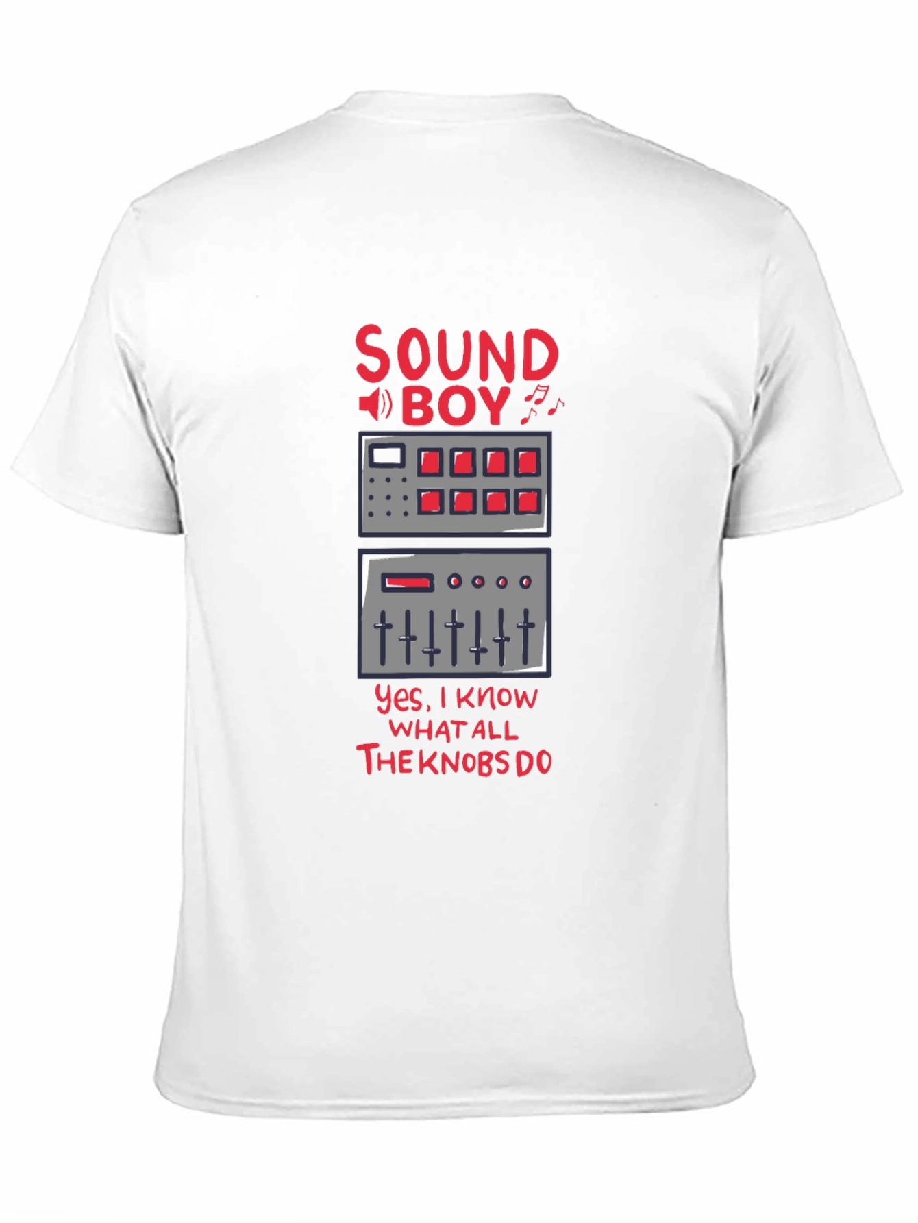 Sound Boy Know-It-All Black T-Shirt