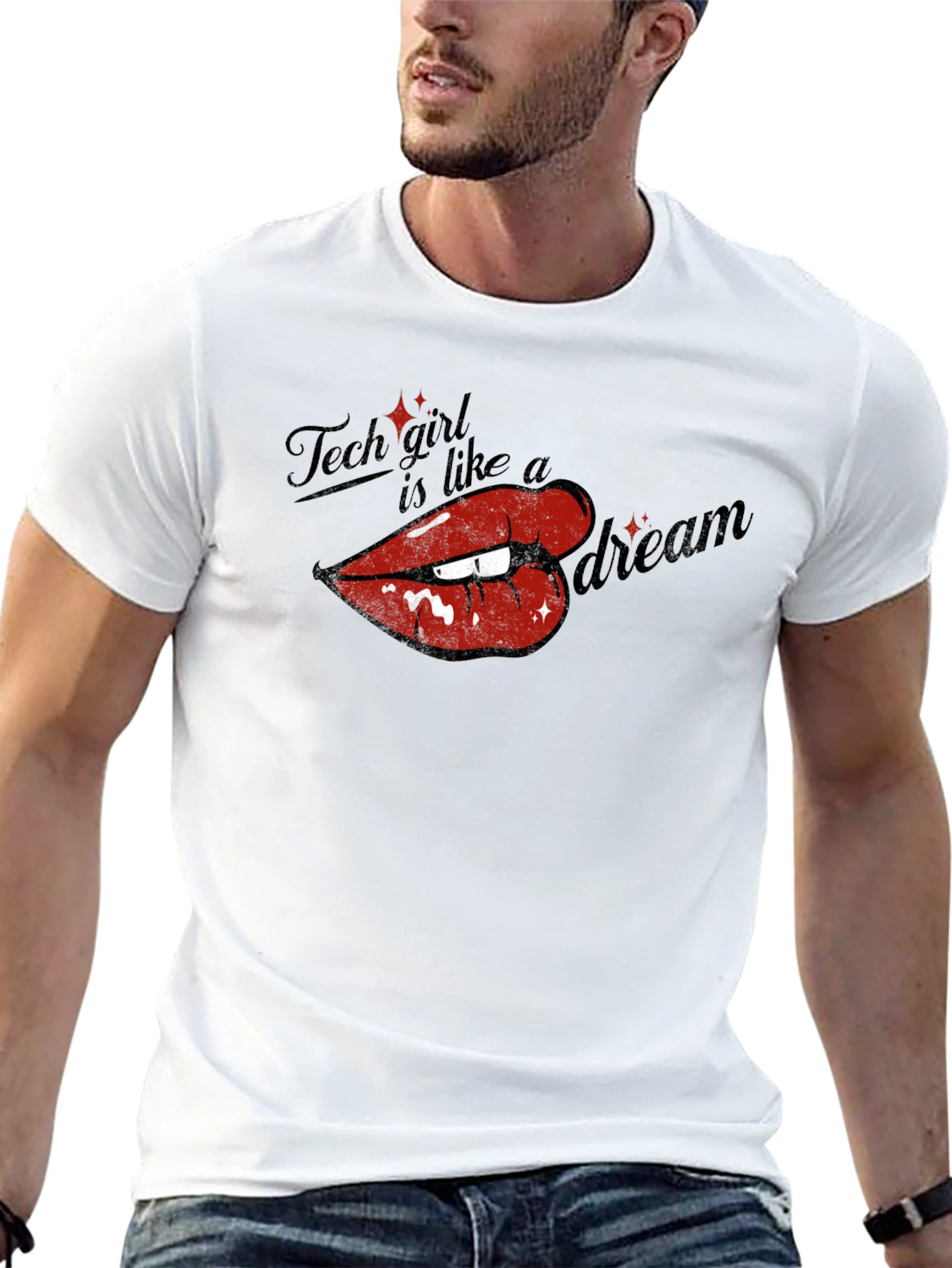 Tech Girl Dream Graphic T-Shirt