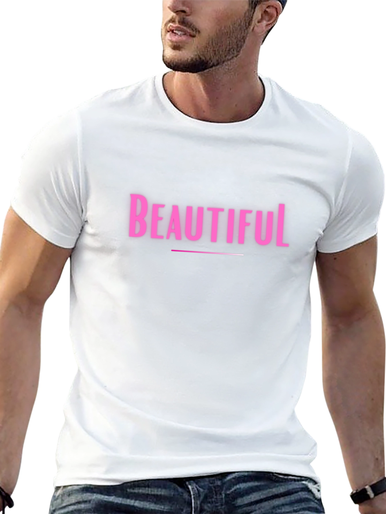 Beautiful Graphic Tee - Trendy Casual Wear