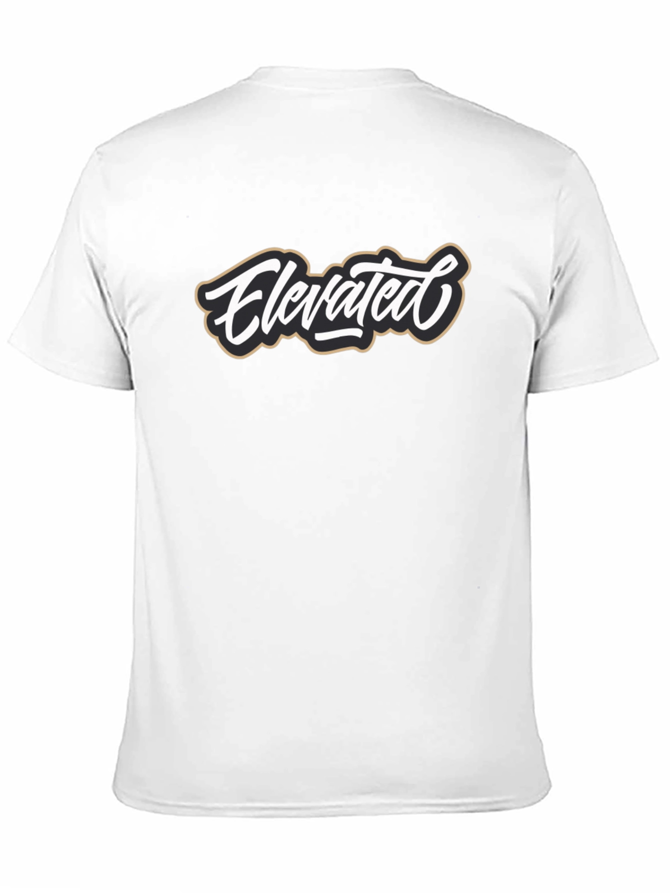 Elevated Graphic Tee - Black Cotton Blend