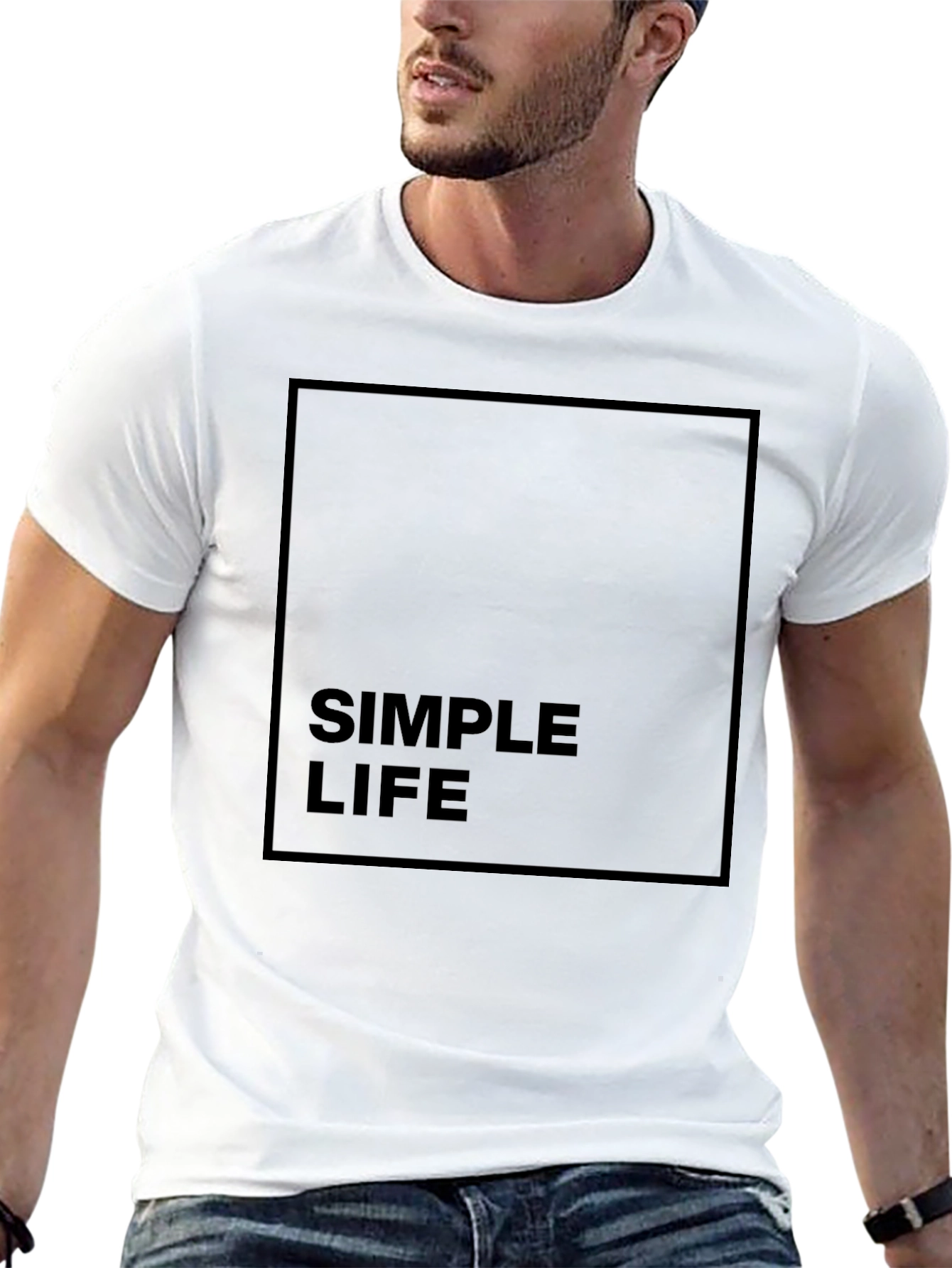 Simple Life Black Graphic Tee