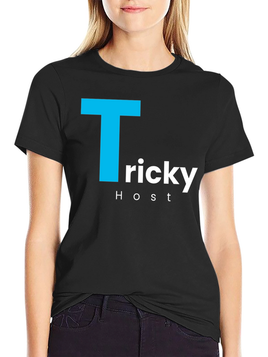 Tricky Host T-Shirt - Stylish Black Tee