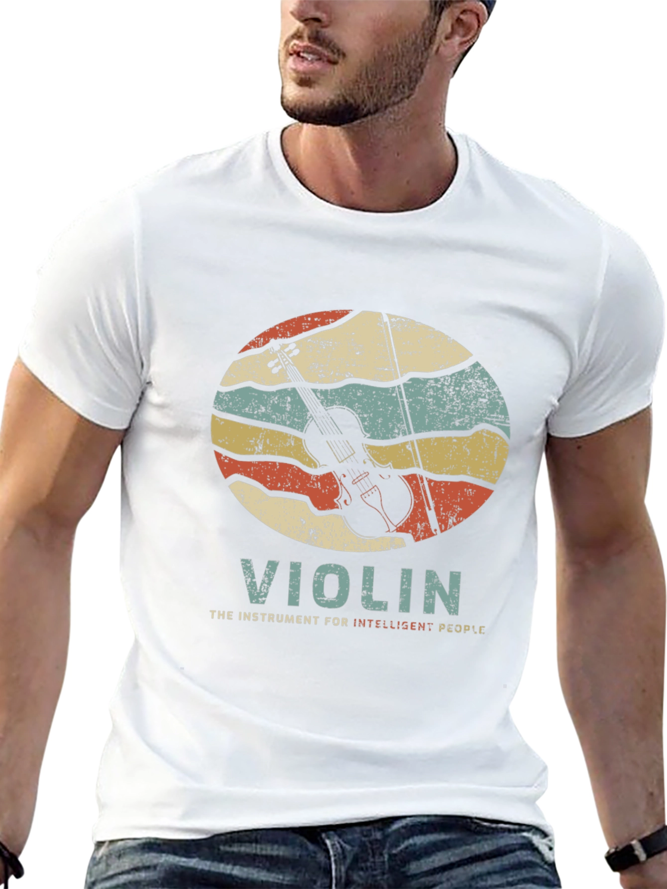 Violin T-Shirt - Intelligent People Instrument Tee
