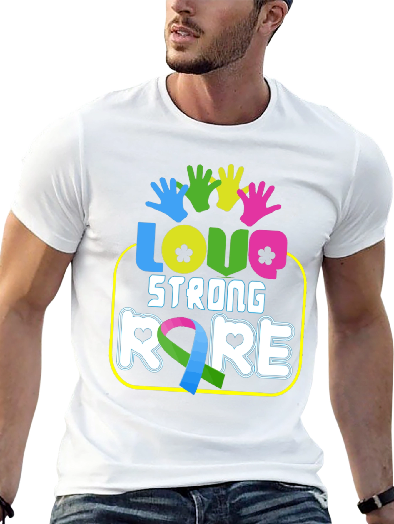 Rare Disease Awareness T-Shirt - Love Strong