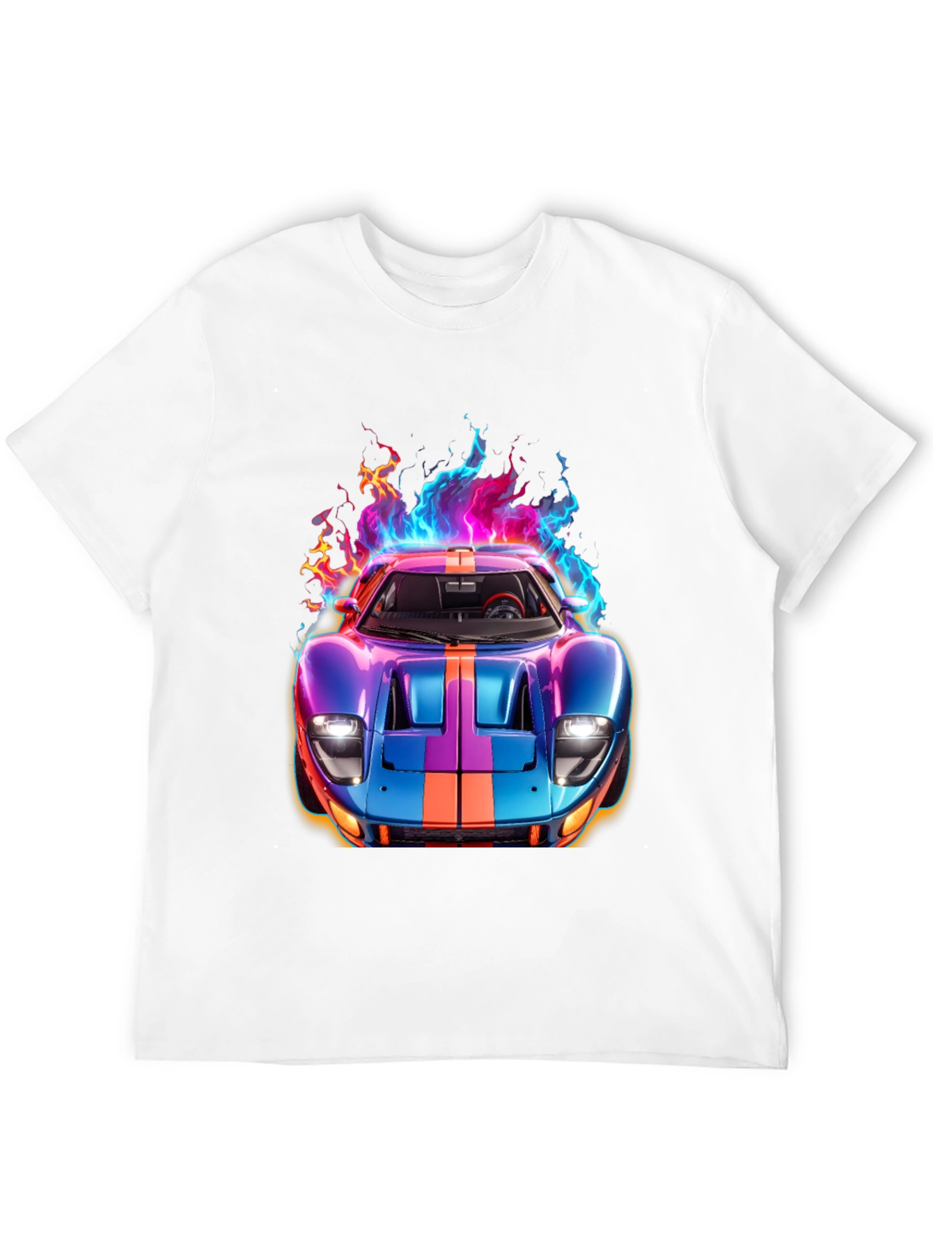 Flaming Hot Race Car Graphic Tee