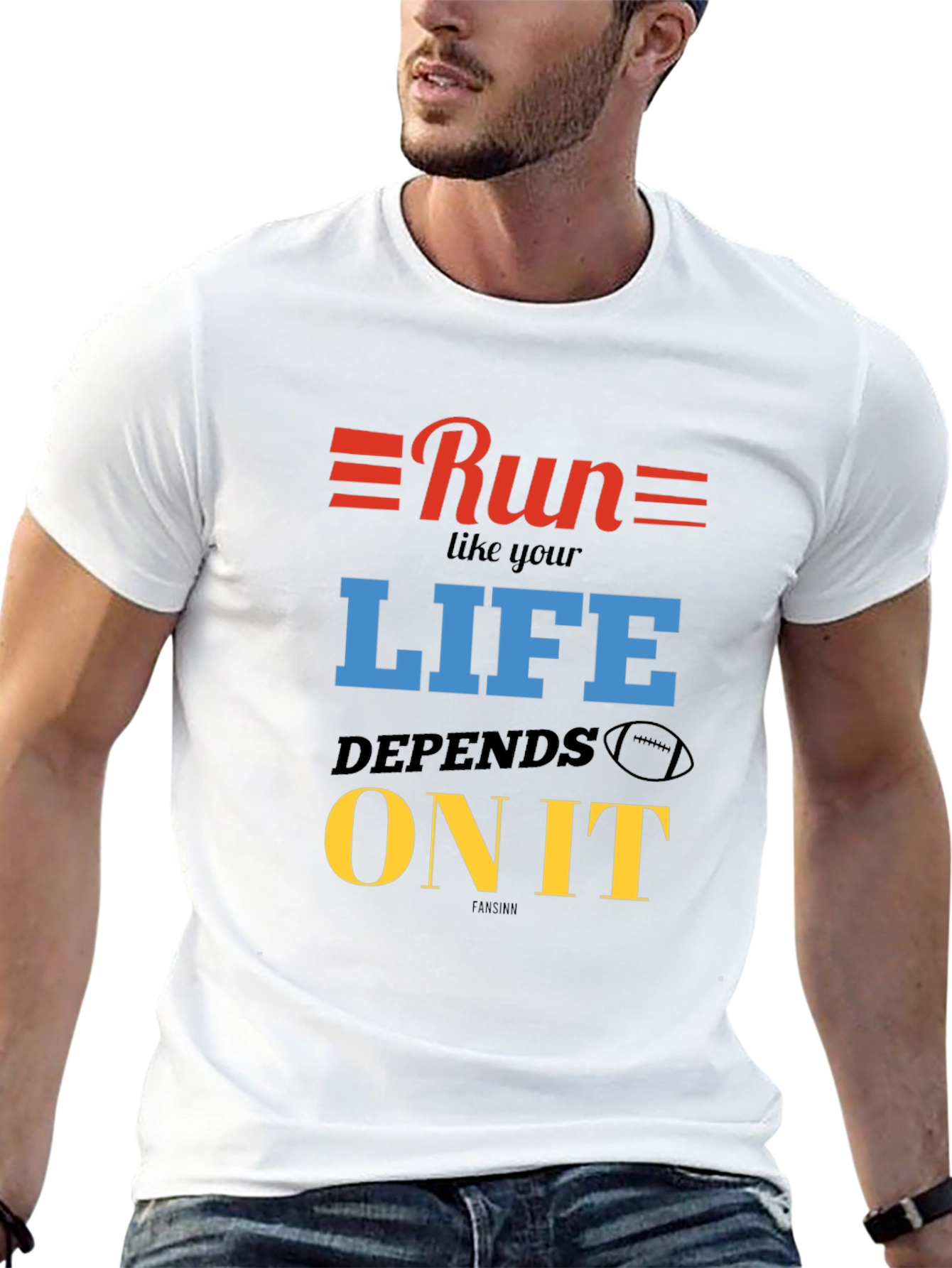 Run Like Your Life Depends On It T-Shirt