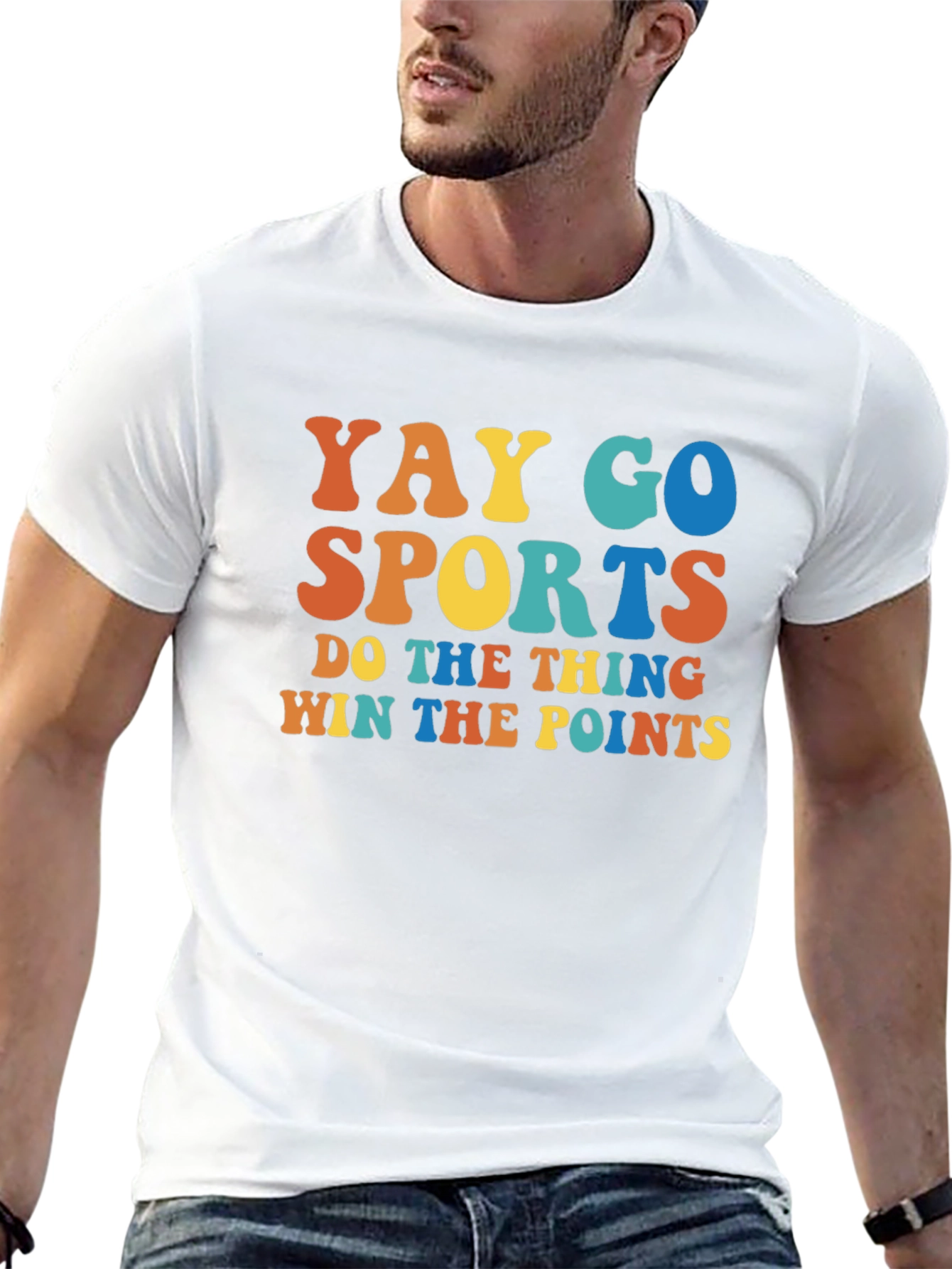 Yay Go Sports T-Shirt - Retro Graphic Tee