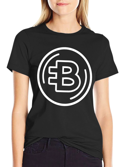 Bitcoin B Logo Black T-Shirt Crypto Currency Tee