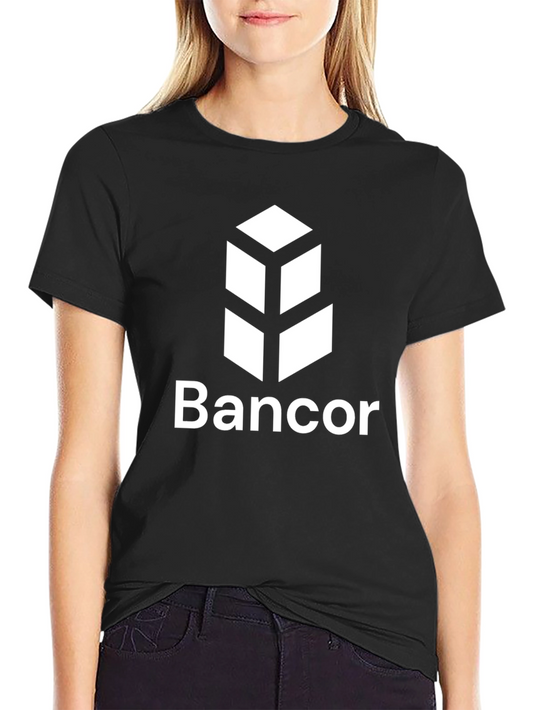 Bancor Logo Black T-Shirt - Crypto Apparel