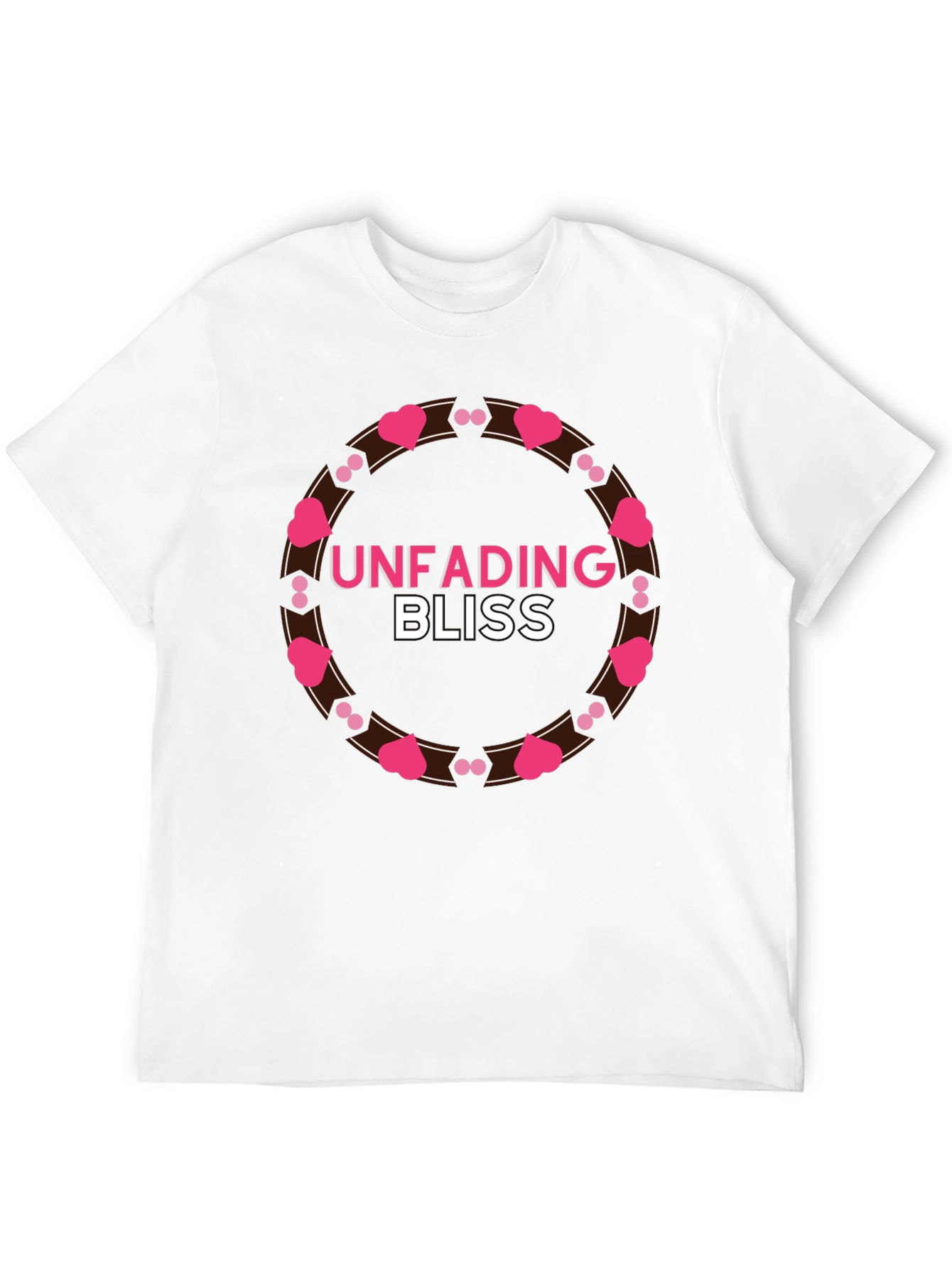 Unfading Bliss Graphic Black Tee
