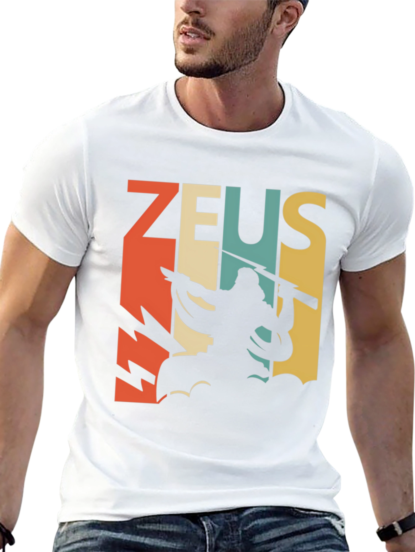 Zeus Graphic T-Shirt - Black