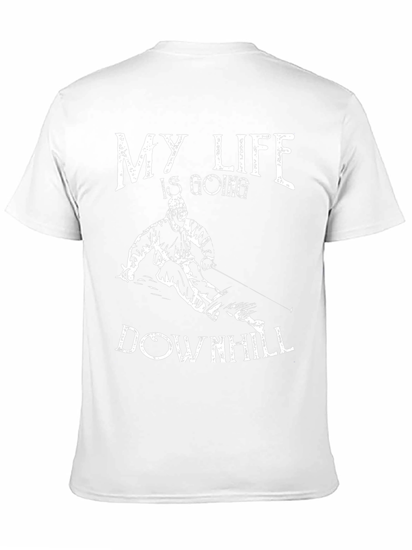 My Life is Going Downhill Ski T-Shirt