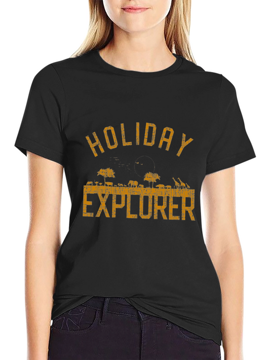 Holiday Explorer Graphic Tee - Safari Adventure