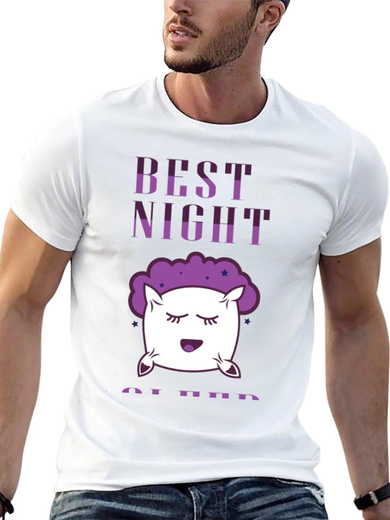 Best Night Sleep Pillow Graphic T-Shirt