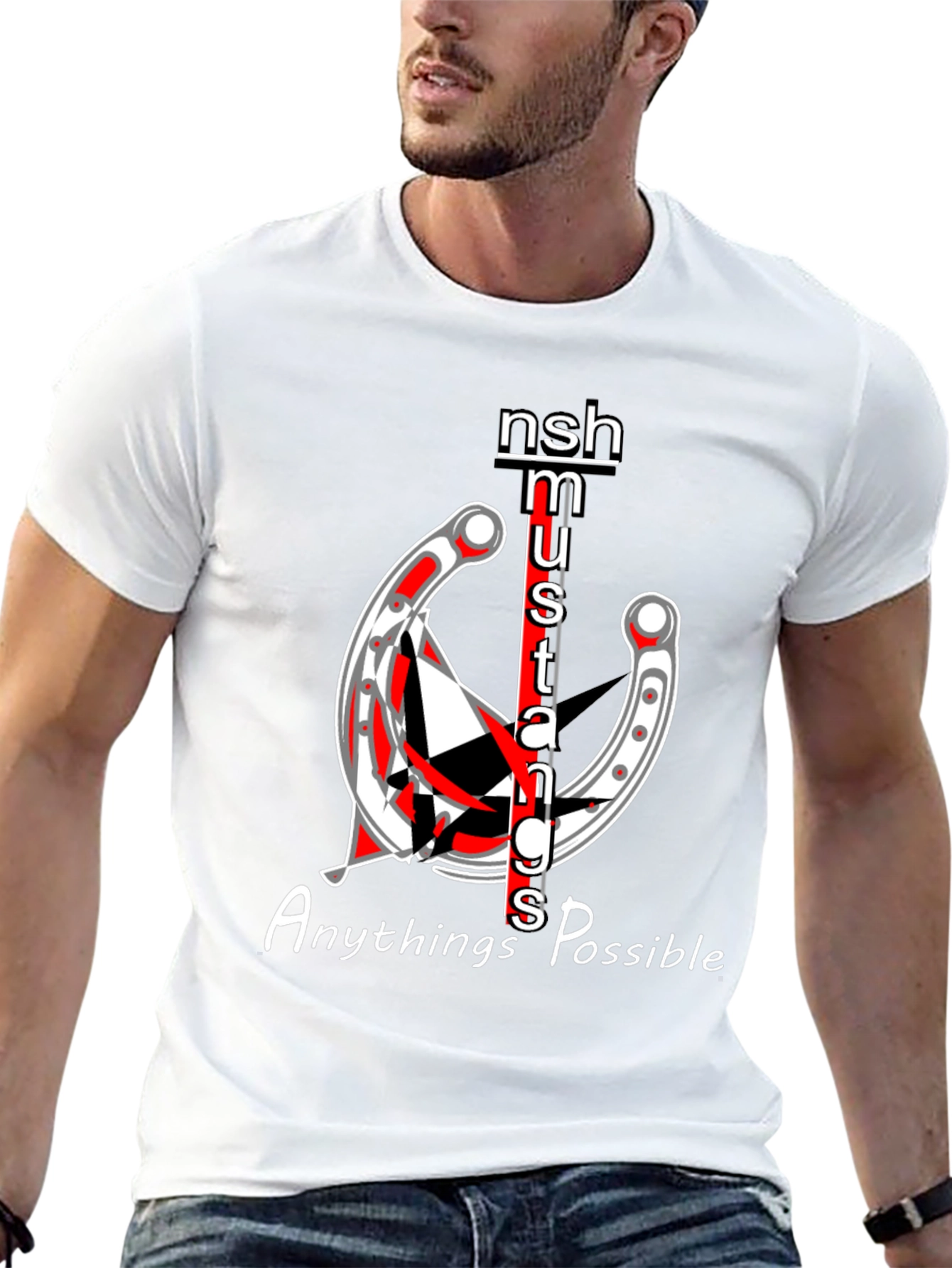 NSH Mustangs Anythings Possible Graphic Tee