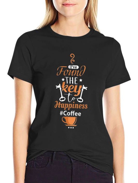 Coffee Happiness Graphic Tee - Stylish Casual Wear