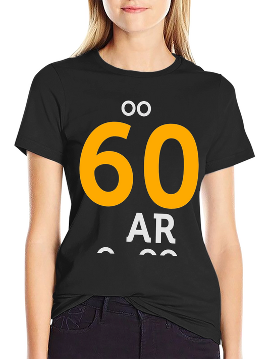 60 År Black Graphic T-Shirt