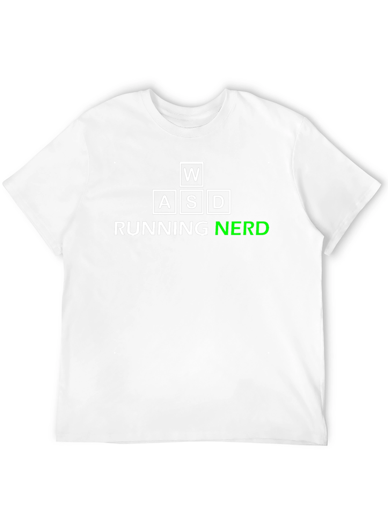 Running Nerd Gaming T-Shirt - WASD Design