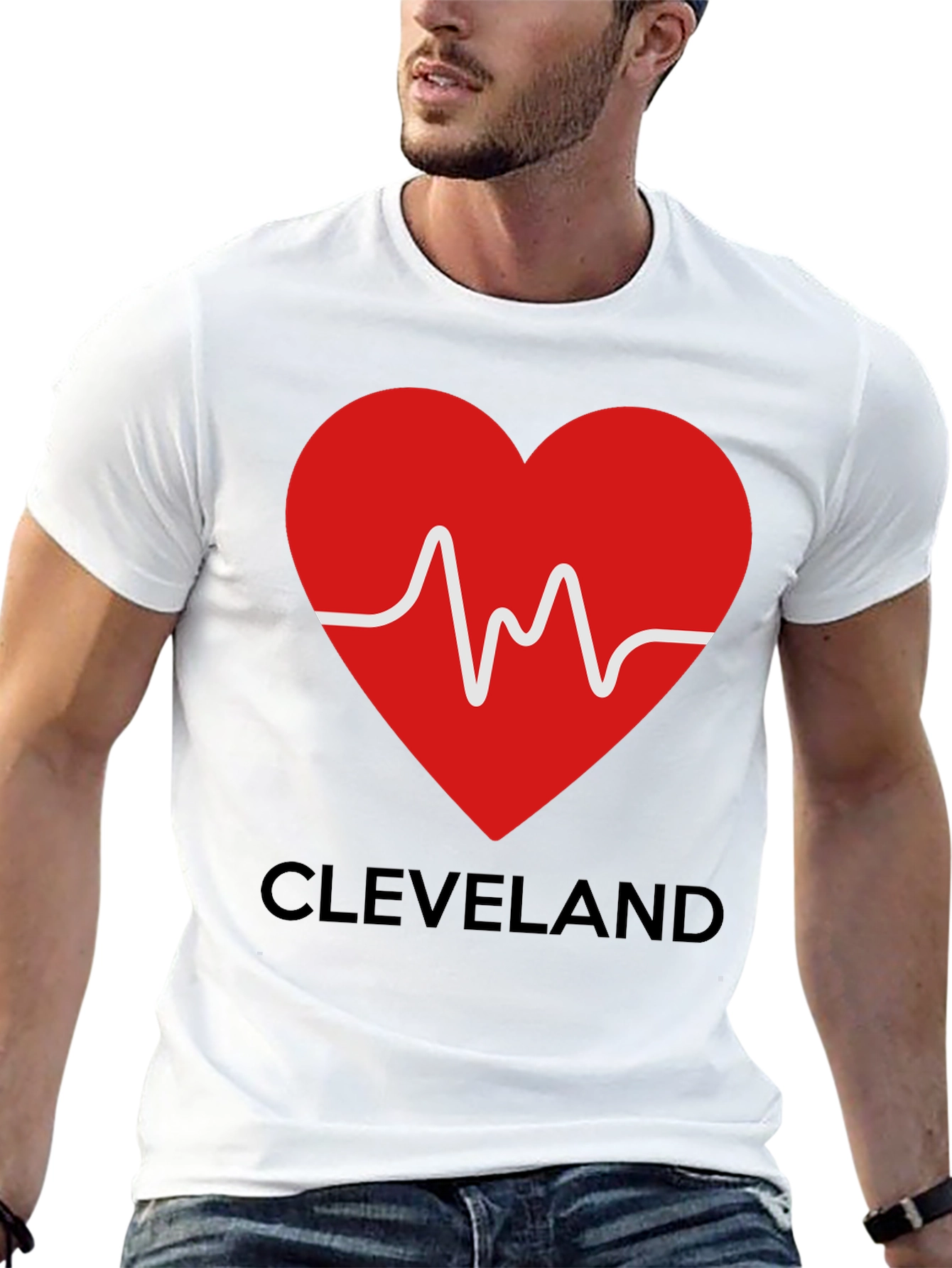 Cleveland Heartbeat T-Shirt - Show Your City Love!