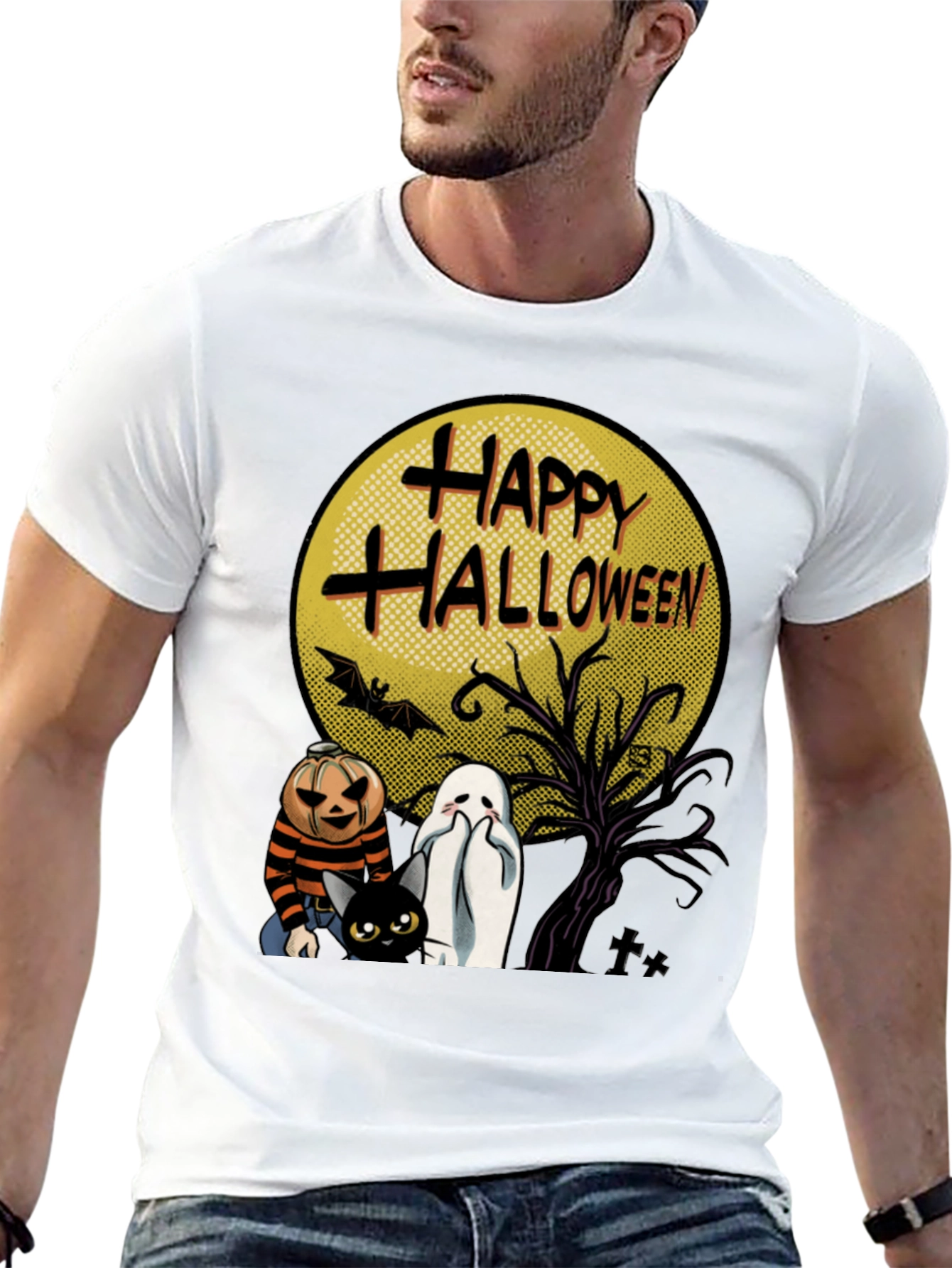 Happy Halloween Graphic T-Shirt