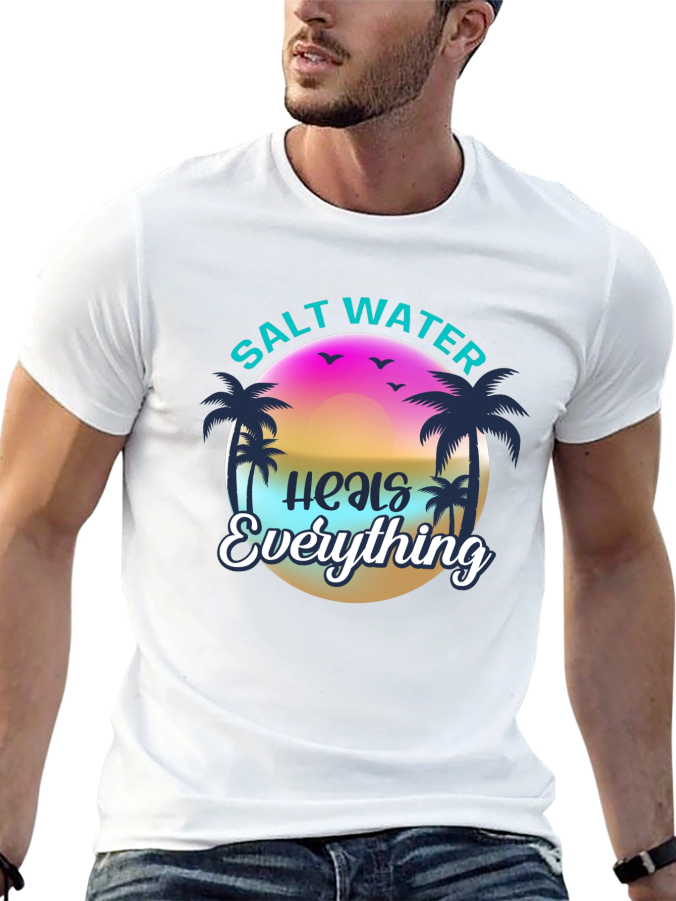 Salt Water Heals Everything Graphic Tee