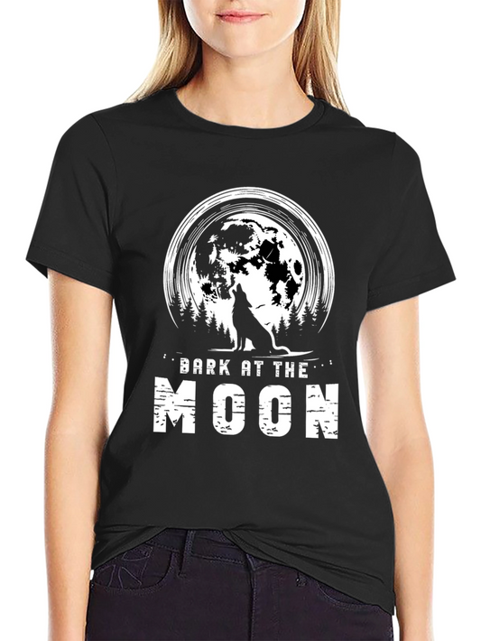Bark at the Moon Graphic Tee - Black