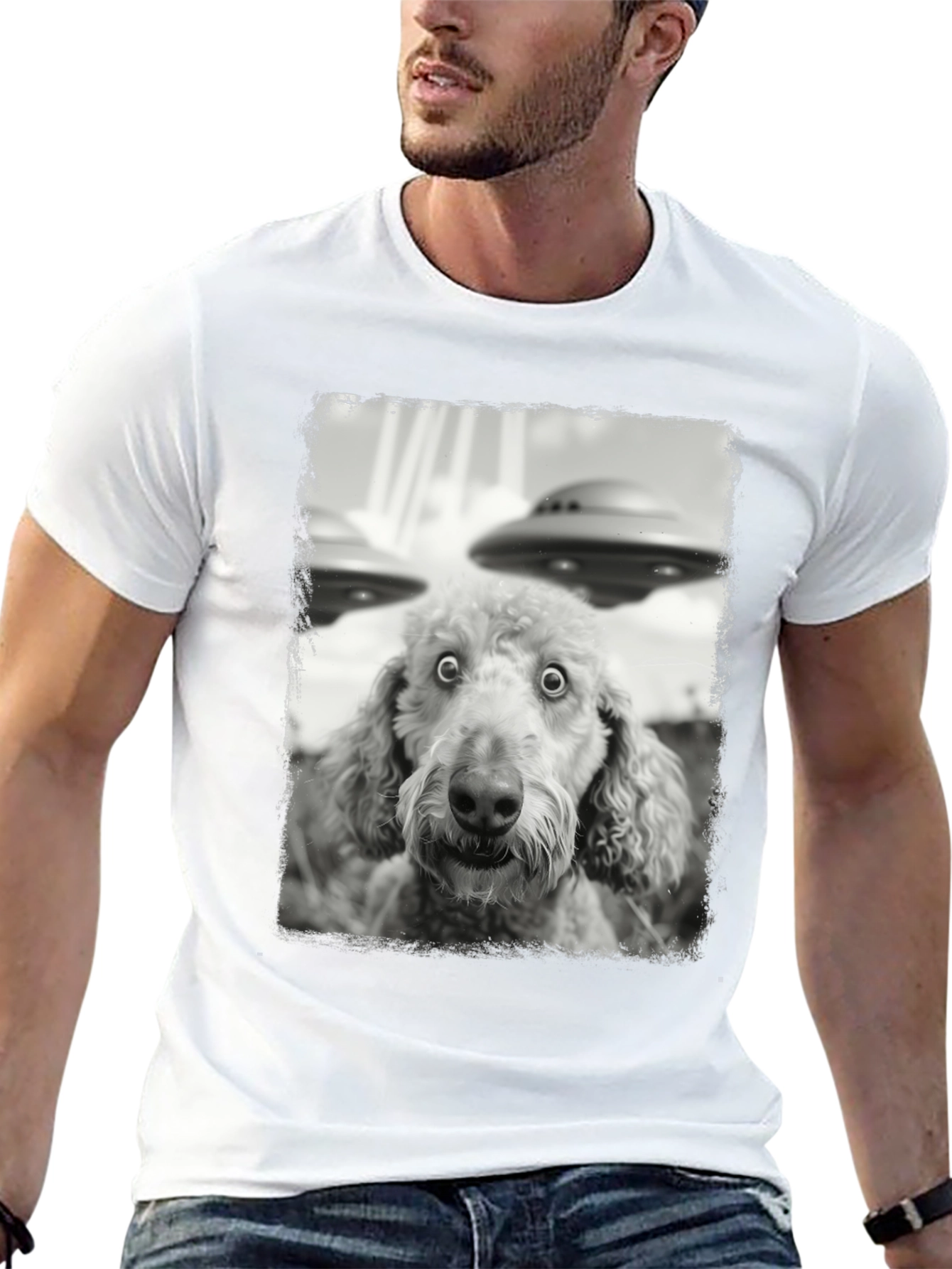 Alien Invasion Dog T-Shirt