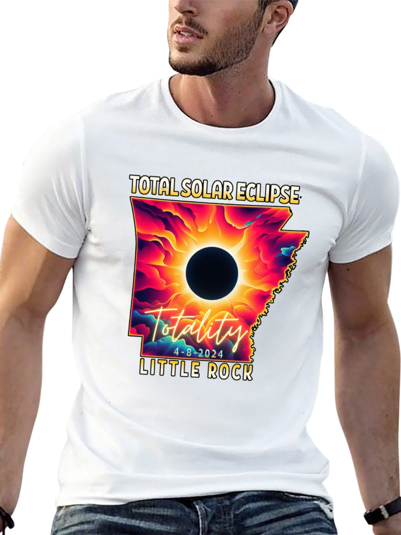 Total Solar Eclipse Arkansas 2024 T-Shirt