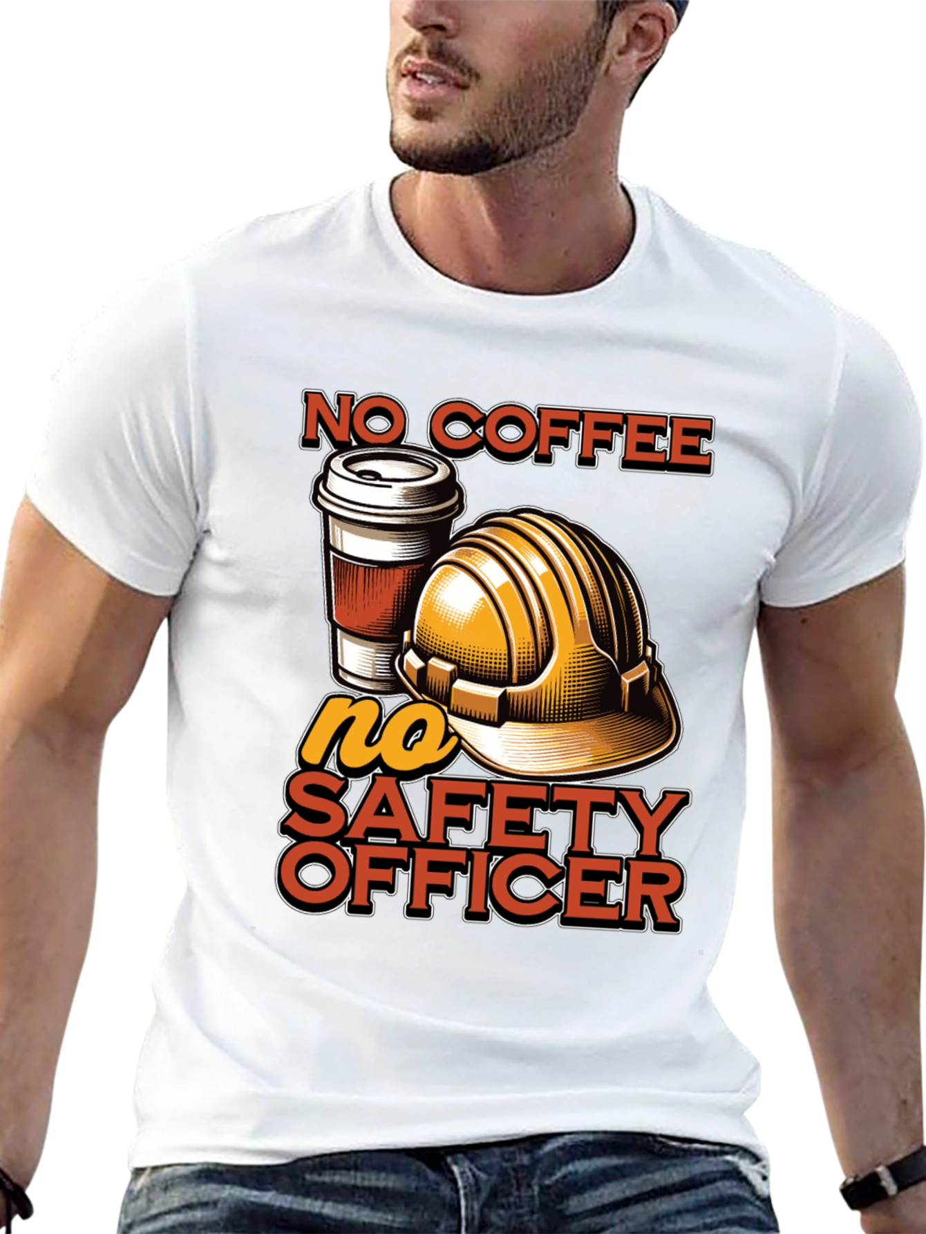 No Coffee No Safety Officer Graphic Tee