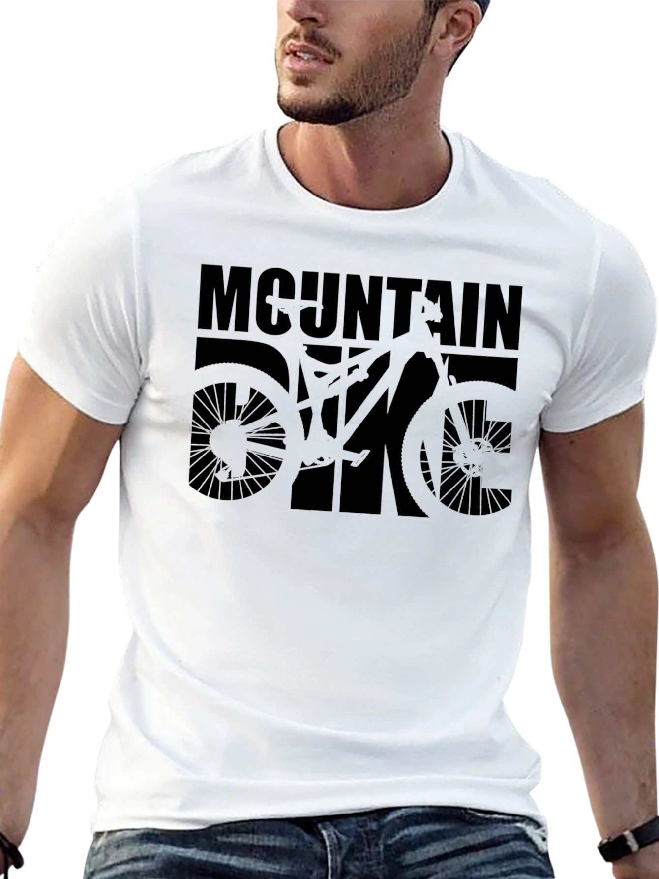 Mountain Bike Graphic Tee - Black