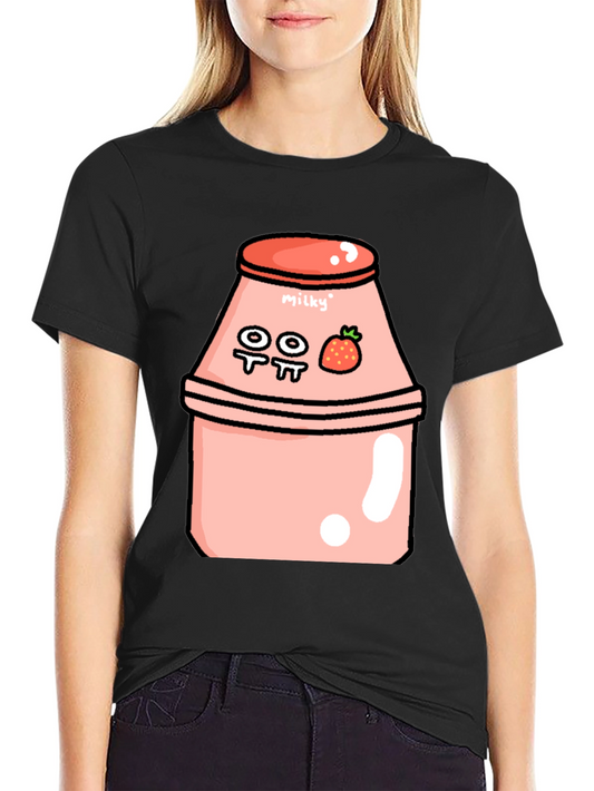 Kawaii Strawberry Milk T-Shirt