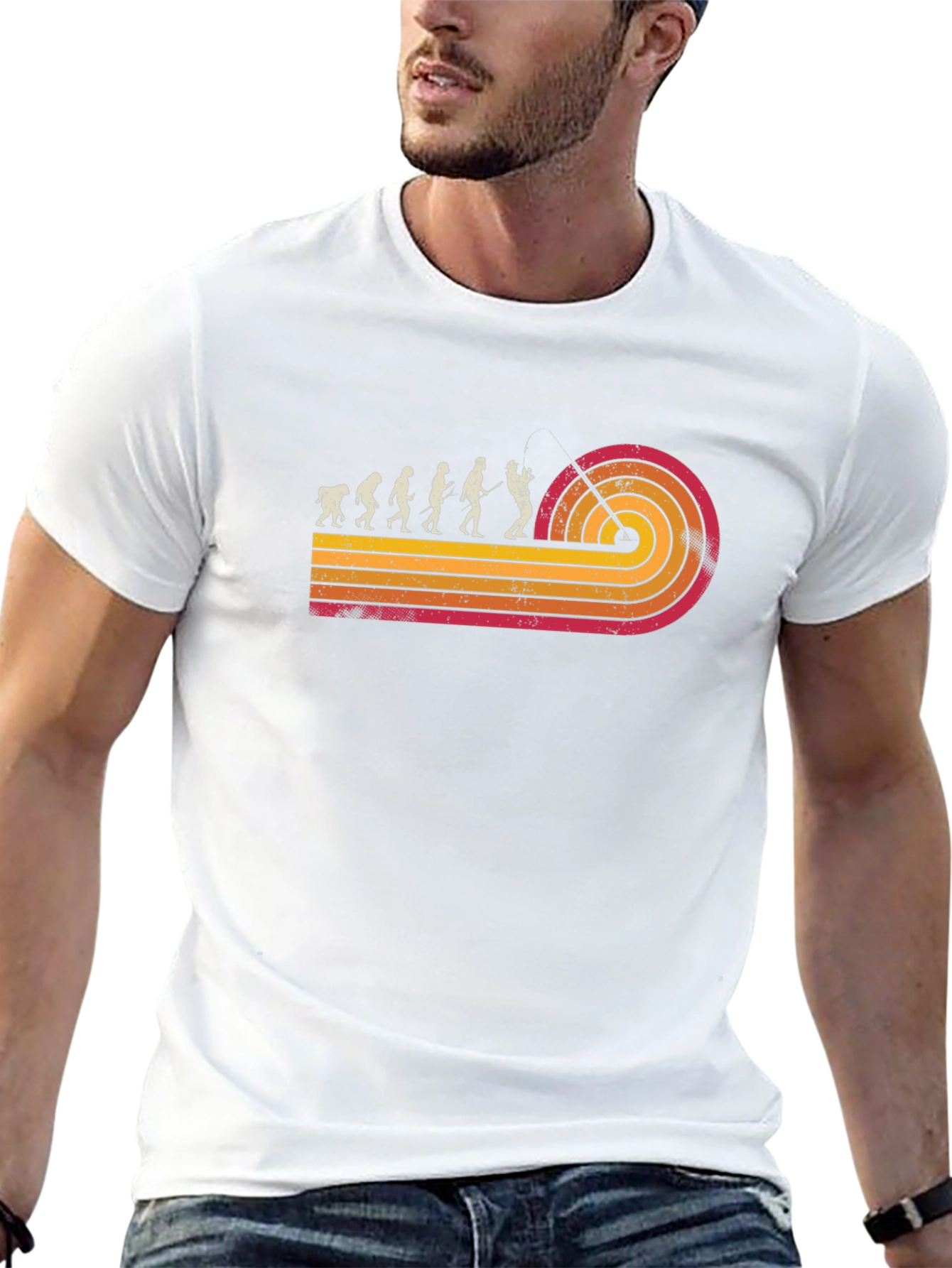 Retro Evolution Disc Golf T-Shirt
