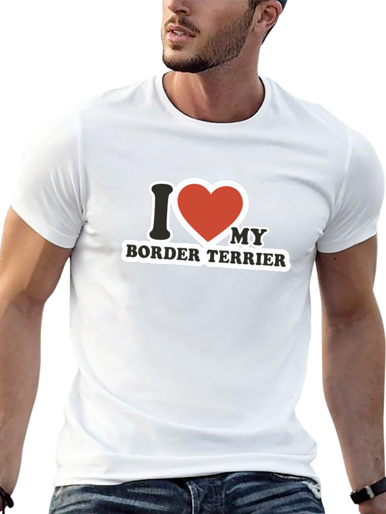 I Love My Border Terrier T-Shirt