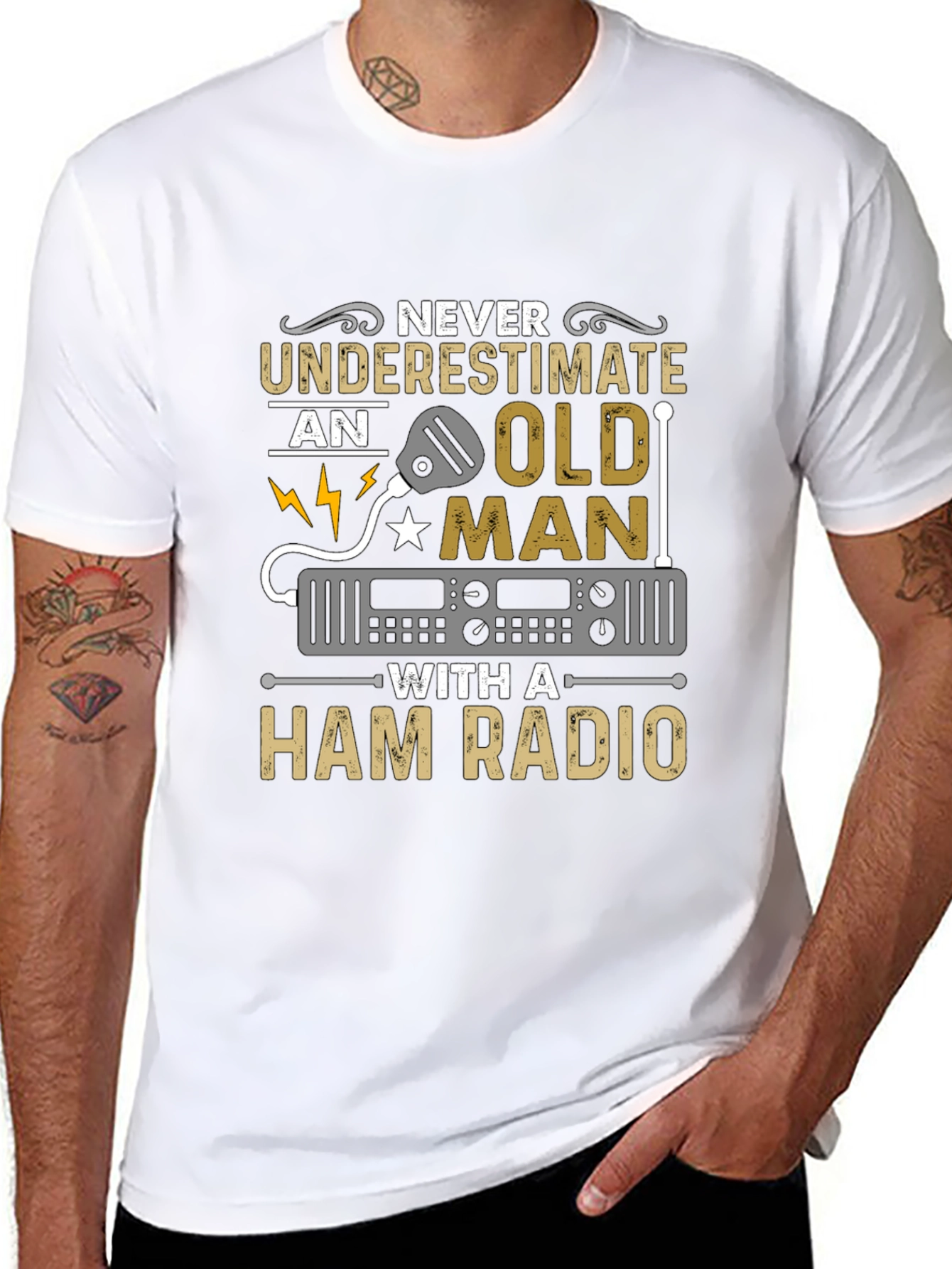 Ham Radio Old Man T-Shirt
