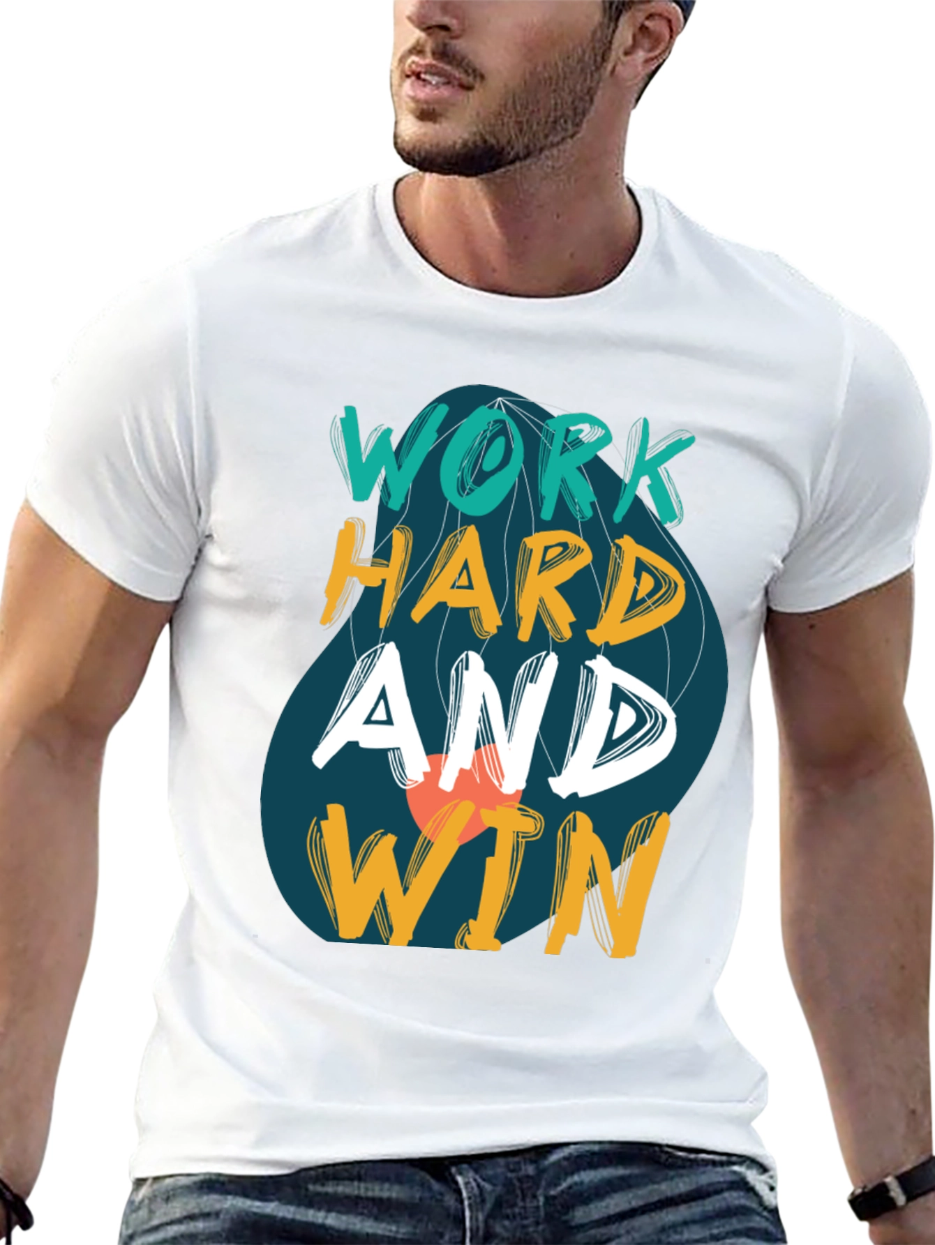 Work Hard and Win Graphic Tee