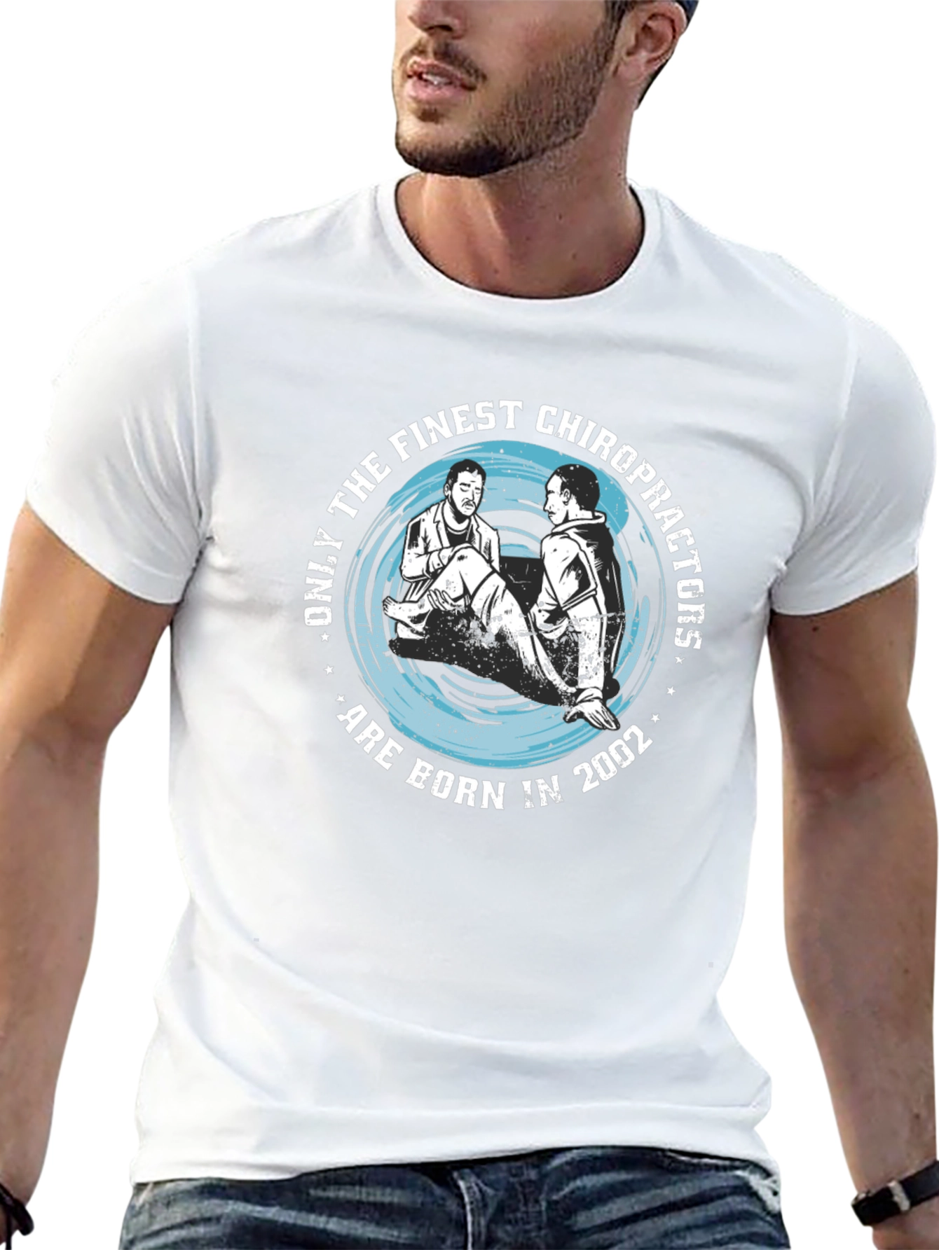 Chiropractor Born in 2002 Graphic T-Shirt