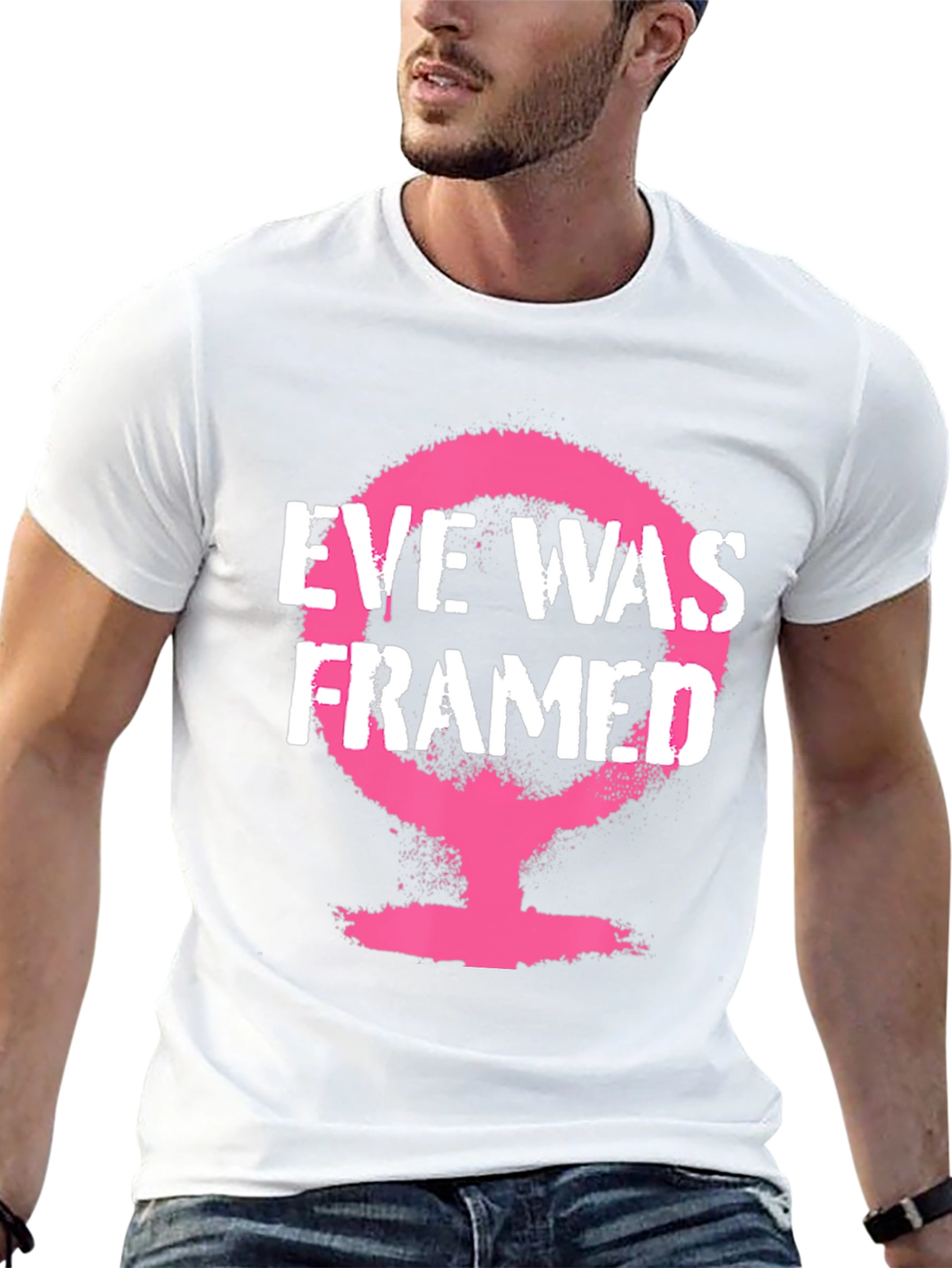 Eve Was Framed Graphic Tee - Feminist Statement Shirt