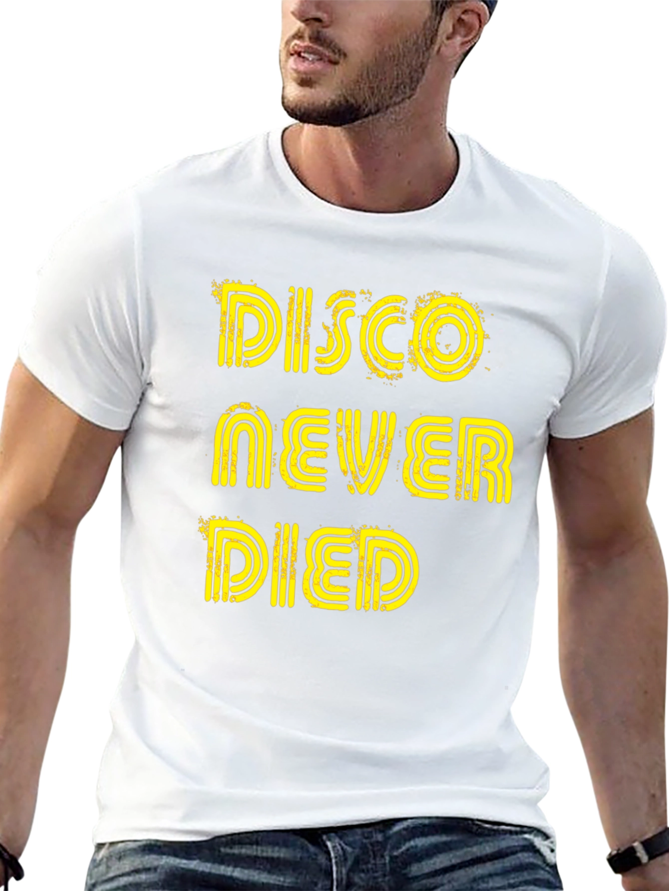 Disco Never Died Graphic Tee - Black