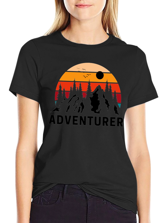 Adventurer Graphic Tee - Retro Outdoor Design