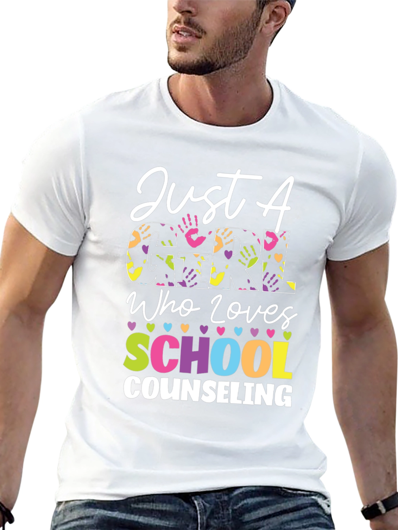 Just a Girl Who Loves School Counseling T-Shirt
